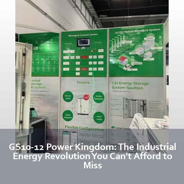 GS10-12 Power Kingdom: The Industrial Energy Revolution You Can't Afford to Miss